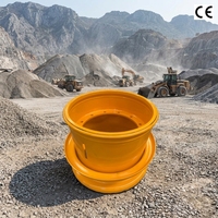 HUA MEI Baumaschinenhersteller: Neue 3-teilige 25-Zoll-OTR-Felge 25-19.5/2.5 Stahl-Laderfelgen 19.5-25 für 23.5-25