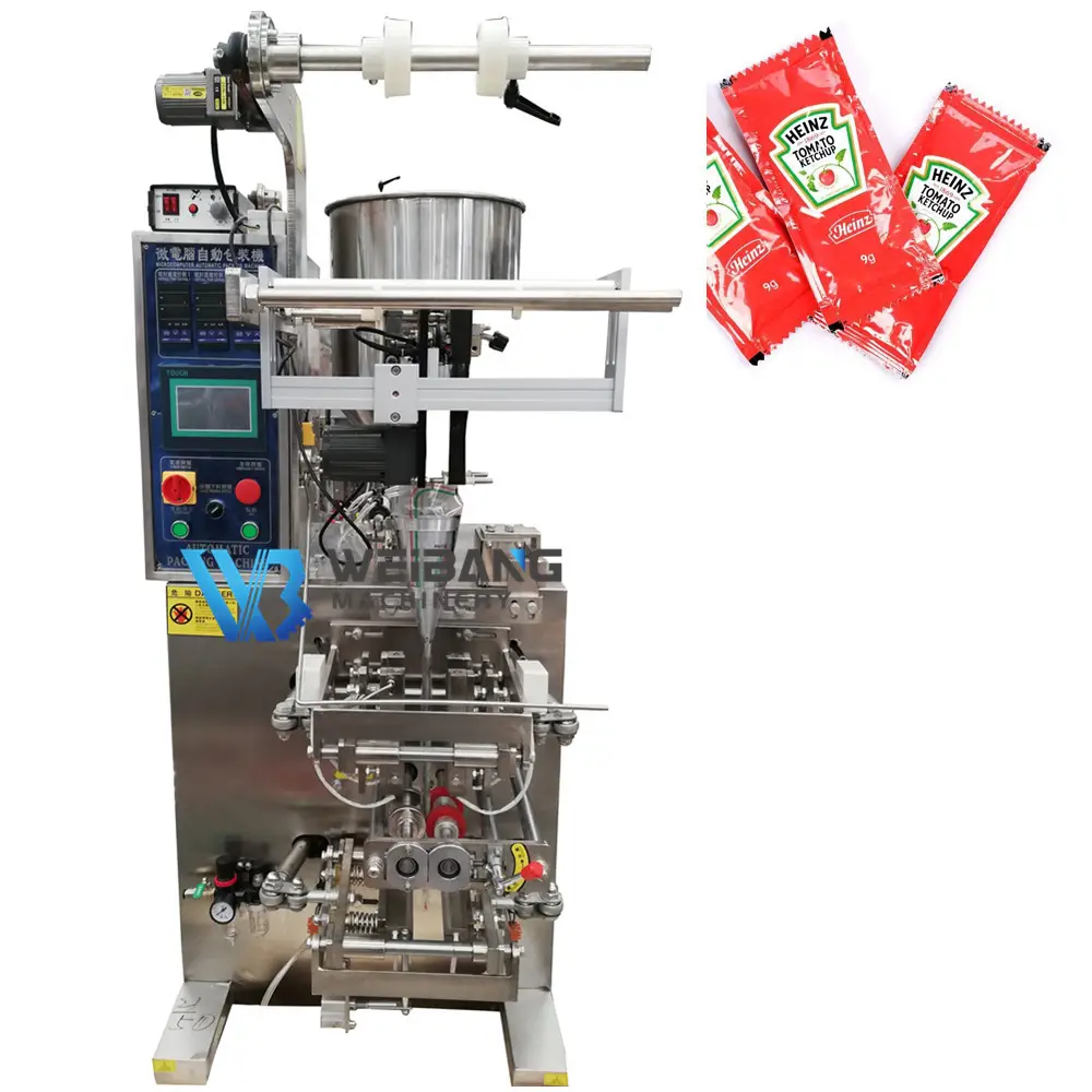 YB-150J Automatische Vinaigrette Saus Verpakking Machine Azijn Olijfolie Zakje Verpakkingsmachine