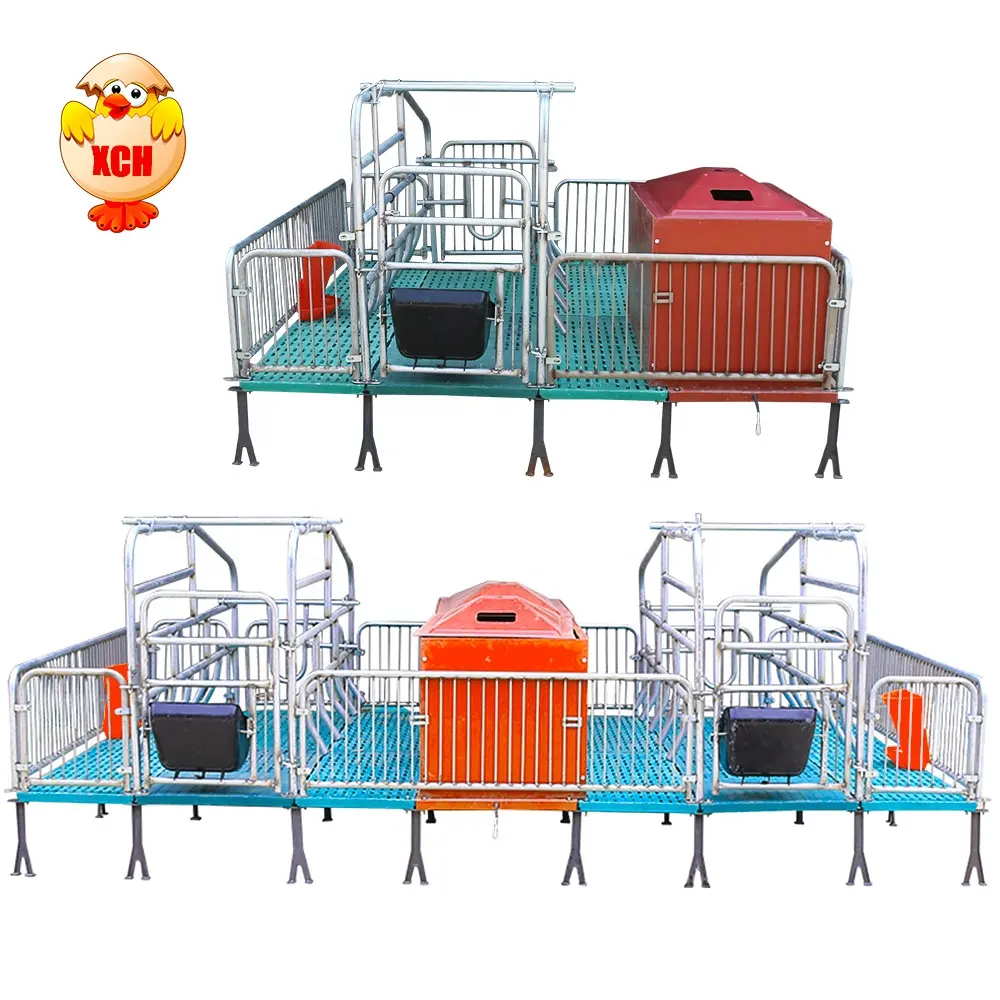 Galvanized Sow pig farrowing crate pig Farming Equipment pig farrowing pens cage box