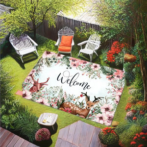 Alfombrilla de PVC de dibujos animados para el hogar, dormitorio, sofá, mesa de centro, resistente a la suciedad, fácil de limpiar, perfecta decoración del hogar, manta para <span class=keywords><strong>cama</strong></span> de niños - Product Image 3