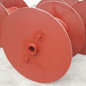 Bobine de câble à <span class=keywords><strong>double</strong></span> couche squelette en acier inoxydable Bobine plate à grande vitesse avec prise perforée Isolation en caoutchouc à conducteur solide - Product Image 5