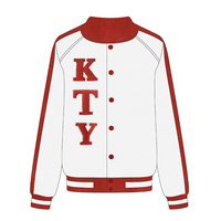 Personnalisation haut de gamme OEM ODM Zeta Phi Beta Veste en tricot pour femme | ZPB Sorority avec pull d'extérieur à logo brodé