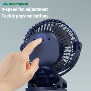 Ventilador de Escritorio USB de 5000mAh-10000mAh, Silencioso, de Larga Duración, Portátil, Mini Ventilador de Oficina para el Hogar, Ventilador con Clip - Product Image 5