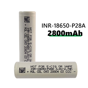 แบตเตอรี่แท้ Molicel P28a รุ่น 18650 ชาร์จได้ 3.7V Li-Ion ความจุ 2800mAh อัตราการคายประจุสูง 35A สำหรับเครื่องมือไฟฟ้า - Product Image 2