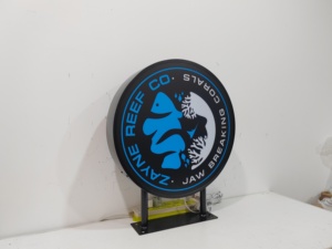 Hộp Đèn <span class=keywords><strong>LED</strong></span> hai mặt tròn cung cấp ánh sáng kép đồng đều hoàn hảo cho màn hình quảng cáo cao cấp hướng khách sạn - Product Image 2