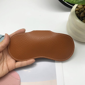 กระเป๋าใส่แว่นกันแดดหนังลายก้อนกรวดพร้อมส่ง, ซองใส่แว่นกันแดดสำหรับเดินทางช่วงฤดูร้อน, กระเป๋าป้องกันรอยขีดข่วนเลนส์ - Product Image 2