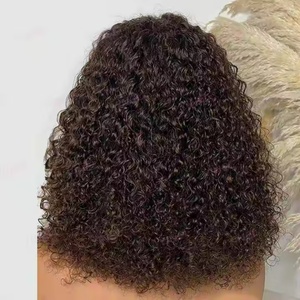 Việt tự nhiên nước lọn tóc ngắn Bob tóc giả cho phụ nữ HD ren lớp biểu bì phù hợp nguyên Trinh tóc nước sóng phong cách - Product Image 3