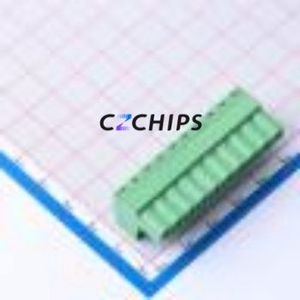 DB2EK-5.0-10P-GN-S Plug-in Terminal Block P=5mm Connector ( Connector Type: Male Plug )( Construction: 1x10P )( Pitch: 5mm ) - Product Image 2