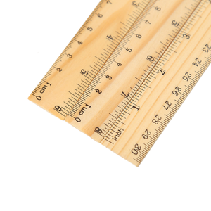 Reglas de <span class=keywords><strong>madera</strong></span> ecológicas, <span class=keywords><strong>30</strong></span> <span class=keywords><strong>cm</strong></span>, 12 pulgadas, reglas promocionales para estudiantes, papelería para profesores y material escolar, logotipo personalizado - Product Image 2