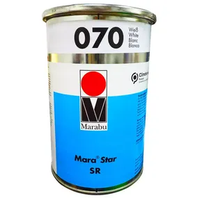 Encre d'impression sérigraphique et tampographique haut de gamme noire FOR Marabu SR170 pour impression de précision - Product Image 2