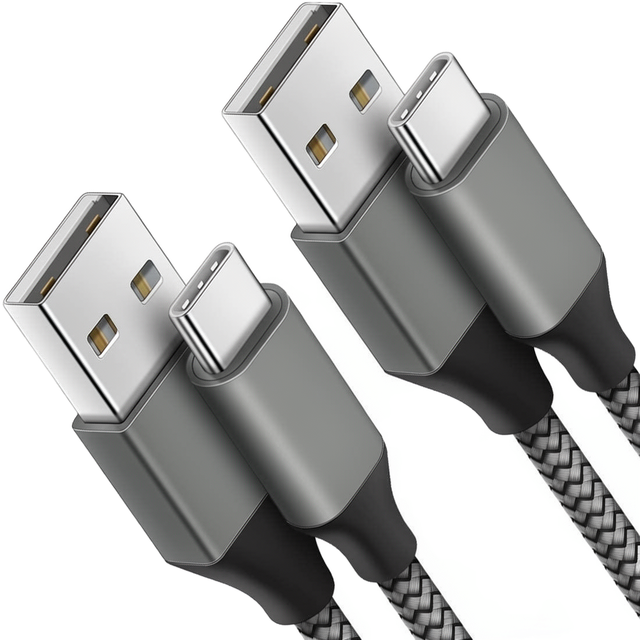 3ft 6ft 10ft Wholesale Mobile Accessories USB C Data Cable Fast Charging Nylon Braided Tinned Copper Conductor Computer Use