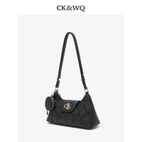 Tas Selempang Wanita Niche Rhombus Emboss 2026 Tali Dapat Disesuaikan Mini Hobo Tas Desainer Dengan Dompet Koin Senada