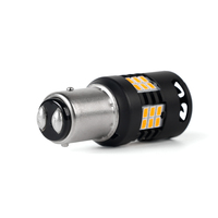 CN360LED 1157 Feux de freinage ambrés DRL Lumières avec Canbus pour voiture