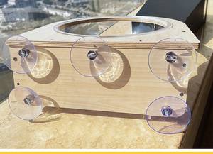 Cửa Sổ Treo Trong Suốt Mèo Giường Vui Vẻ Thoải Mái Bằng Gỗ Mèo Đồ Nội Thất Treo Tường Viên Nang Mèo Tổ - Product Image 4