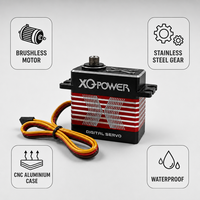 Nouvel arrivage 2026 – Servomoteur numérique brushless étanche pour UAV, 25 kg, engrenages en acier inoxydable, boîtier en aluminium CNC, rapide 0,07s, 8,4V