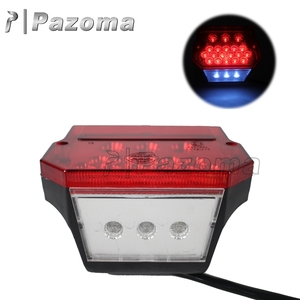 Luz trasera LED para motocicleta, luz trasera de freno para MZ, ETZ 150, 250, 251, 301, para Simson SR50, S51, <span class=keywords><strong>SUZUKI</strong></span> TS125, TS150, TS250 - Product Image 2