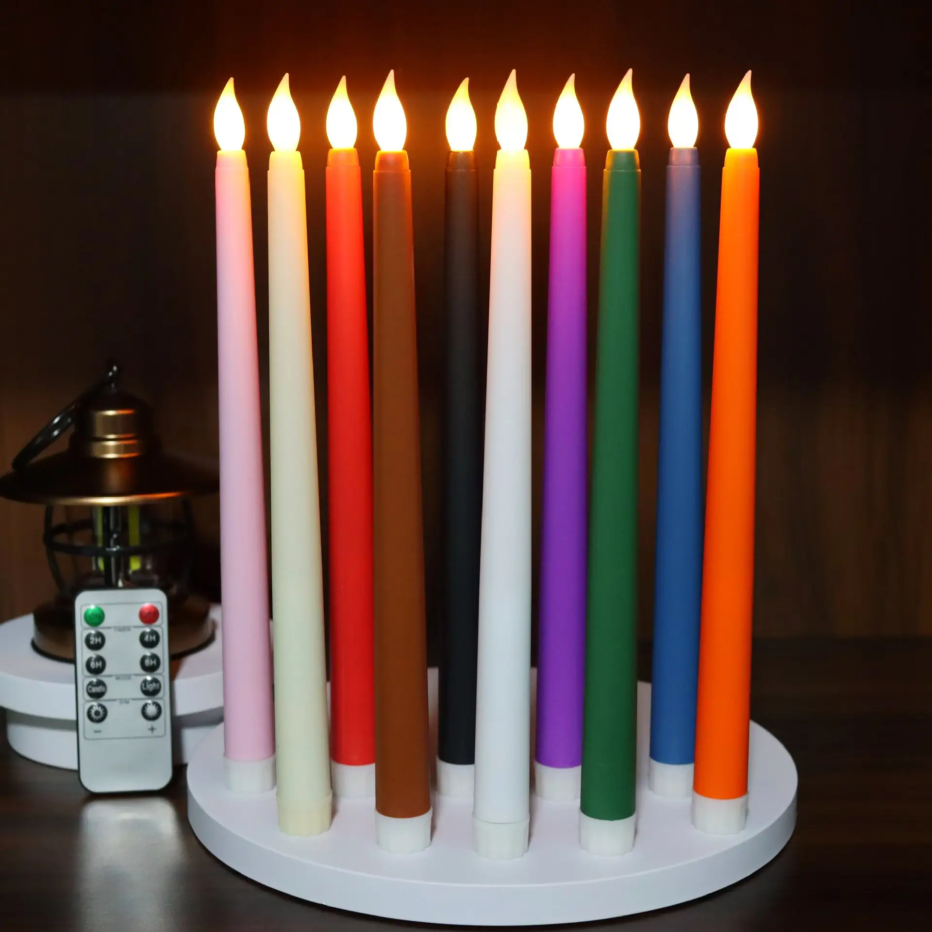 Yopin-2100 светодиодные свечи с движущимся пламенем свадебный стол декоративные белые светодиодные свечи