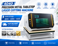 Machine laser de précision de bureau 4040 à faible coût, type compact pour prototypage métallique