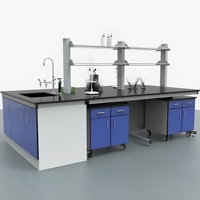Meubles de laboratoire scolaire et universitaire durables au design moderne, table de laboratoire de recherche scientifique