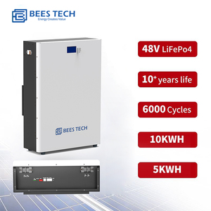 Batería de Litio de 15kwh, 3kW, 5kW, 10kW, 15kW, Batería de Energía Solar Híbrida Apilable para el Hogar - Product Image 1