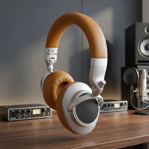 Auriculares DJ con cable de diadema, controlador dinámico y marco metálico - Product Image 3