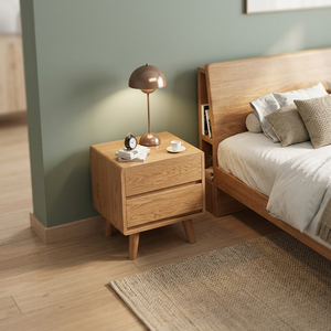 Modern Small Space Multi-Purpose Nightstand with Storage <b>Compact</b> <b>Bedside</b> <b>Table</b> for Bedroom Furniture - Product Image 3