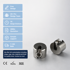 Pince à fente plate pour câble métallique, pince pour filet marin et de jardin, en acier inoxydable 316, capacité de charge métrique 10 kN, sans avis - Product Image 1