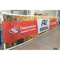 Dijital Baskı Rüzgar Geçirmez Eko-Solvent Mürekkepli Taşınabilir Açık Hava Reklam File Afişi PVC Polyester Rulo UV Baskı