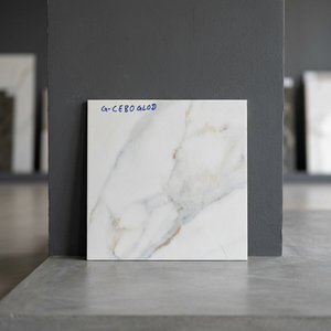 Carreaux de sol en céramique mate 3D sculptés en galets 40x40cm, en porcelaine numérique émaillée, antidérapants pour salle de bain et intérieur - Product Image 3