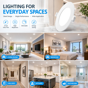 Panel <span class=keywords><strong>LED</strong></span> Empotrable <span class=keywords><strong>de</strong></span> 6 Pulgadas con Certificación CETL ES CSA, 3CCT 5CCT, Regulable, Lámpara <span class=keywords><strong>de</strong></span> Techo, Luces <span class=keywords><strong>LED</strong></span> <span class=keywords><strong>de</strong></span> 4 Pulgadas - Product Image 5