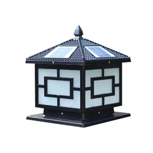 Fábrica Led Solar al aire libre columna faros moderno Simple Villa jardín poste luz puerta balcón decoración Pilar luces - Product Image 2