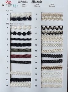 Venta al por mayor colorido ciempiés tela de espiga trenza <span class=keywords><strong>Gimp</strong></span> cinta de ajuste de encaje para ropa cortina DIY accesorios de costura - Product Image 6