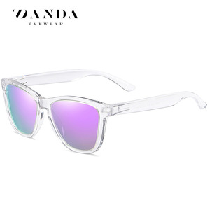 Lunettes de soleil Danda rectangulaires polarisées UV400 à monture complète unisexe, protection solaire tendance, modèle 3332 - Product Image 5