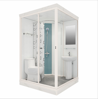 Dosettes de salle de bains modulaires entièrement pré-arrangées, ensemble complet de douche à vapeur