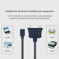 Cable de Impresora USB 2.0 a CN36 Centronics de Alta Calidad con PVC Ecológico de 1.2m de Longitud para Teléfono Móvil