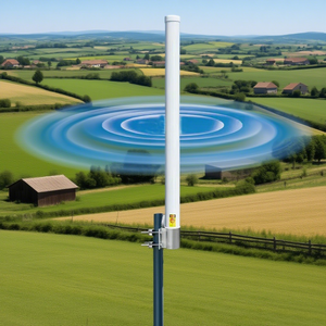 Alto guadagno 2 x12dbi 2400 2500MHz impermeabile all'aperto verticale polarizzazione 2.4G MIMO omnidirezionale comunicazione Wifi antenne - Product Image 1