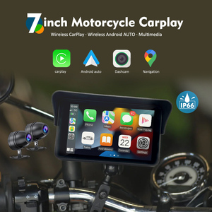 Navigateur GPS sans fil Carplay pour moto, écran 7 pouces, double objectif, avec Wifi, BT, enregistreur de conduite, étanche, Carplay Karadar MT7001 - Product Image 4