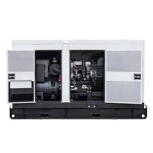 Generator diesel 68kw 85kva merek mesin SDEC shanghai generator diesel tanpa sikat produksi kedap suara berpendingin air