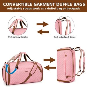 Free Sample Large <b>Carry</b>-<b>On</b> Nylon Garment Bag with Zipper Closure Waterproof Hanging Suit <b>Luggage</b> for Men Women Travel Essential - Product Image 4