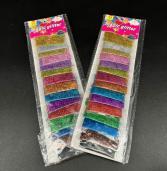 Autocollants pour ongles scintillants, autocollants ronds non toxiques, en sachet, pour la décoration des ongles - Product Image 3