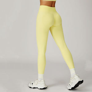 <strong>SPARK</strong> <strong>Women</strong> Seamless High Waist Slim <strong>Tights</strong> Pants Butt Lifting Yoga Leggings Gym Fitness Running Leggings - Product Image 2
