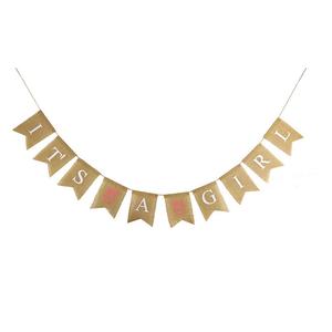 Льняной баннер «Мальчик или Девочка» для вечеринки по определению пола ребенка, гирлянда-флажки в форме ласточки, украшения для вечеринки по определению пола ребенка - Product Image 3