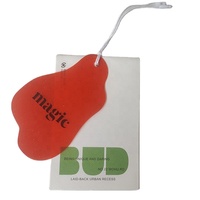 Étiquettes autocollantes en PVC imperméables haut de gamme avec estampage à chaud, forme ovale, personnalisables pour vêtements, robes de mariée et bagages, en stock