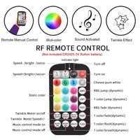 Kit d'éclairage de plafond de voiture YM-Everbright 16W RGBW, ciel étoilé scintillant, contrôle musical, application Bluetooth, fibre optique, ambiance intérieure