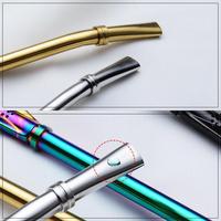 Paille à thé en acier inoxydable certifiée écologique WANKAI, bombilla, paille à yerba mate, filtre cuillère pour accessoires de bar