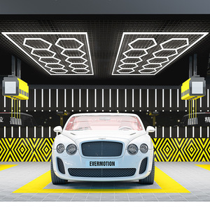 Plafonnier hexagonal à LED, équipement de lavage de <span class=keywords><strong>voiture</strong></span>, lumière d'entretien de <span class=keywords><strong>voiture</strong></span>, lumière d'atelier - Product Image 5