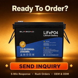 Batterie LFP 12,8 V 200 Ah à décharge profonde pour stockage d'énergie domestique, système solaire hors réseau, alimentation de secours marine, OEM - Product Image 6