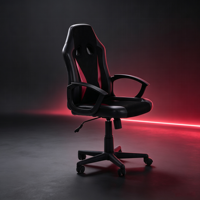 Chaise de jeu économique et simple, dossier ventilé ergonomique, chaise d'ordinateur avec roulettes, chaise de jeu pour étudiant, Cadeira