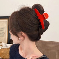 Nouvel Arrivage : Pince à Cheveux Coréenne Simple Couleur Bonbon, Type Requin, pour Chignon, avec Logo Personnalisé, Accessoire pour Cheveux pour Femmes