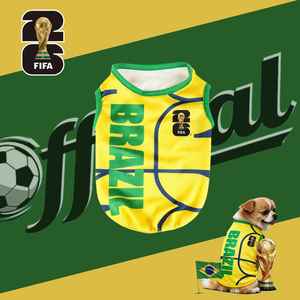 Ropa para Mascotas con Licencia Oficial de la Copa Mundial de la FIFA, Ropa para Perros, Ropa para Perros Ultraligera de Lujo, Camisetas de Equipos de Fútbol de Múltiples Países - Product Image 5